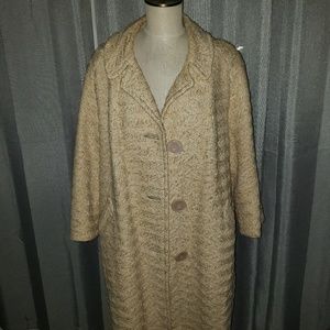 Vintage 50/60's long swing coat